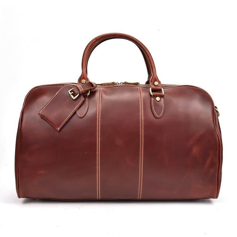 Męska Duża Torba Podróżna Ze Skóry W Stylu Vintage Wielokolorowa