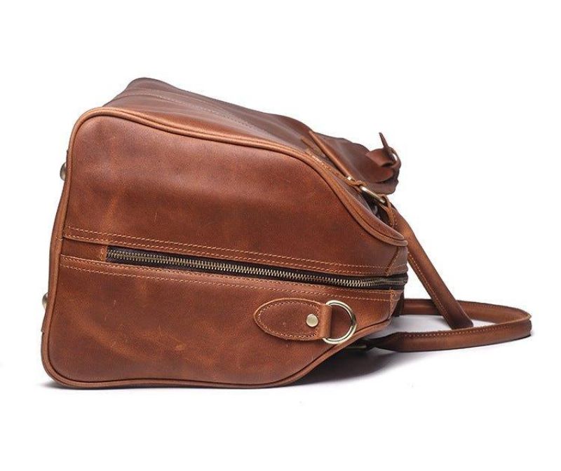 Męska Duża Torba Podróżna Ze Skóry W Stylu Vintage Wielokolorowa