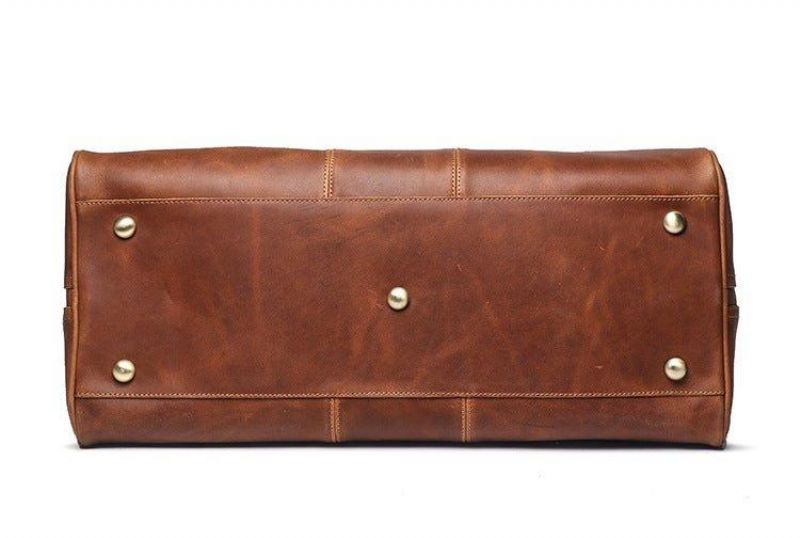 Męska Duża Torba Podróżna Ze Skóry W Stylu Vintage Wielokolorowa