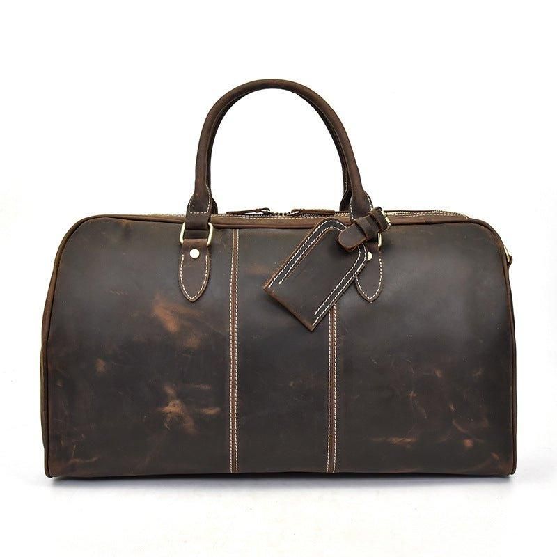 Męska Duża Torba Podróżna Ze Skóry W Stylu Vintage Wielokolorowa