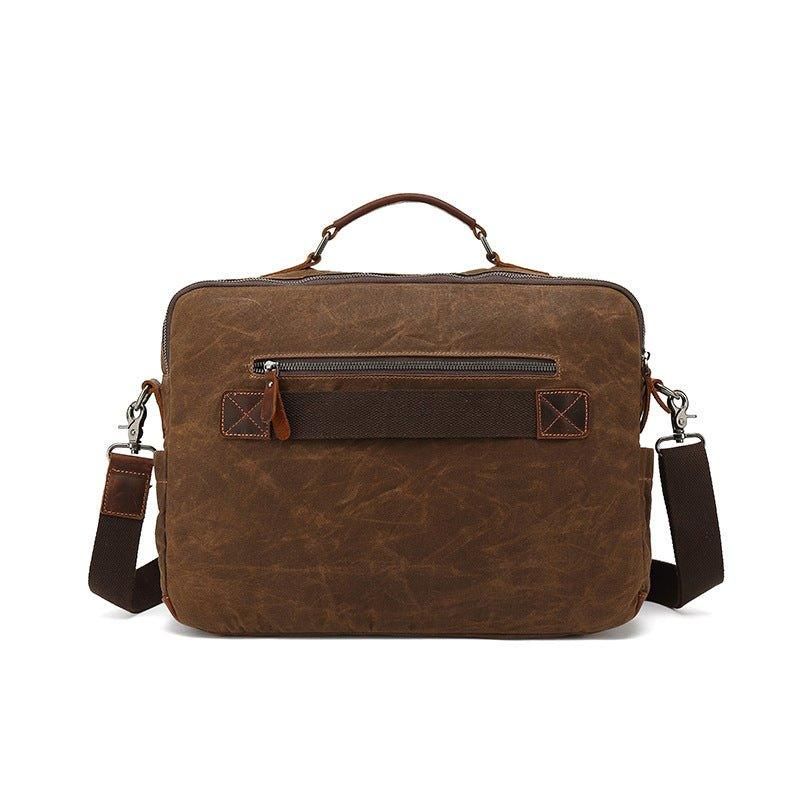 Męska Płócienna Torba Biznesowa W Stylu Vintage Na Laptopa