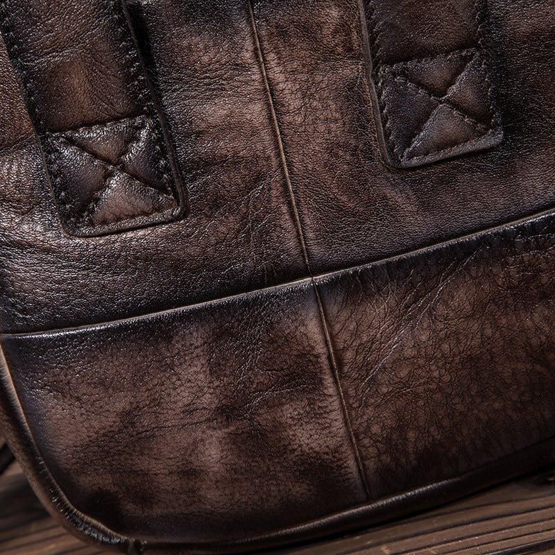 Męska Torba Listonoszka Na Ramię W Stylu Vintage Podwójnego Zastosowania