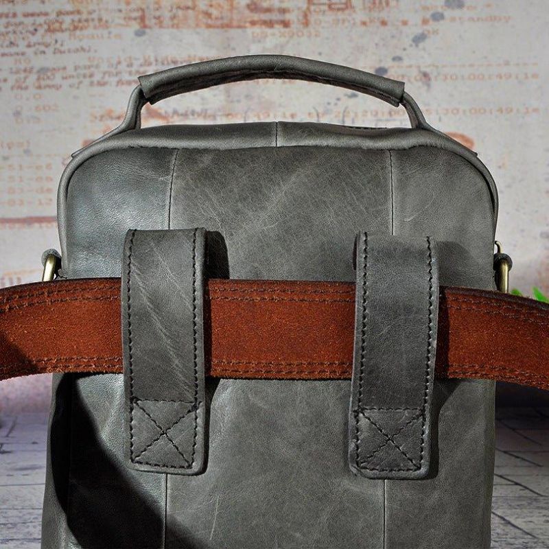 Męska Torba Listonoszka Na Ramię W Stylu Vintage Podwójnego Zastosowania