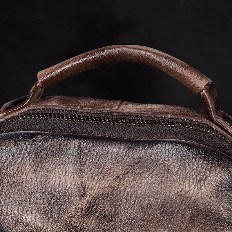 Męska Torba Listonoszka Na Ramię W Stylu Vintage Podwójnego Zastosowania