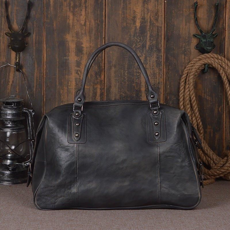 Skórzana Torba Podróżna W Stylu Vintage Dla Mężczyzn I Kobiet