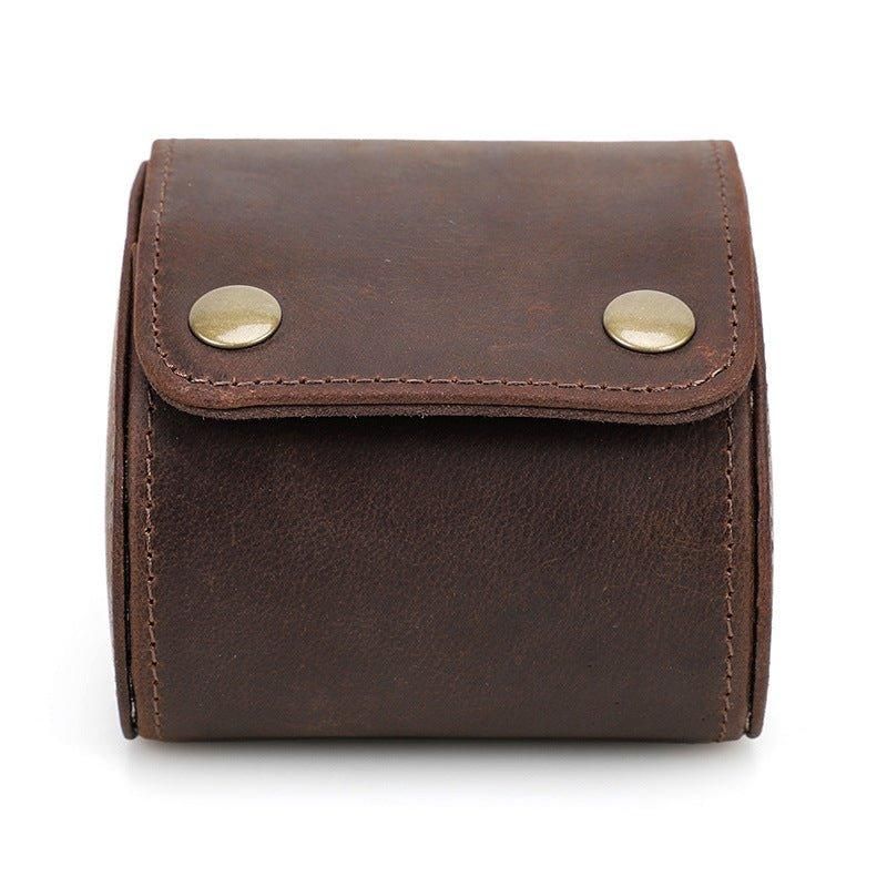 Skórzane Etui Na Zegarek W Stylu Vintage Dla Mężczyzn