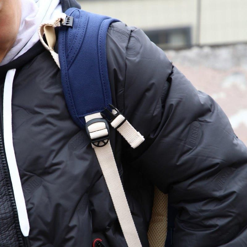 Stylowy Płócienny Plecak Na Aparat Dla Kobiet W Kolorze Niebieskim