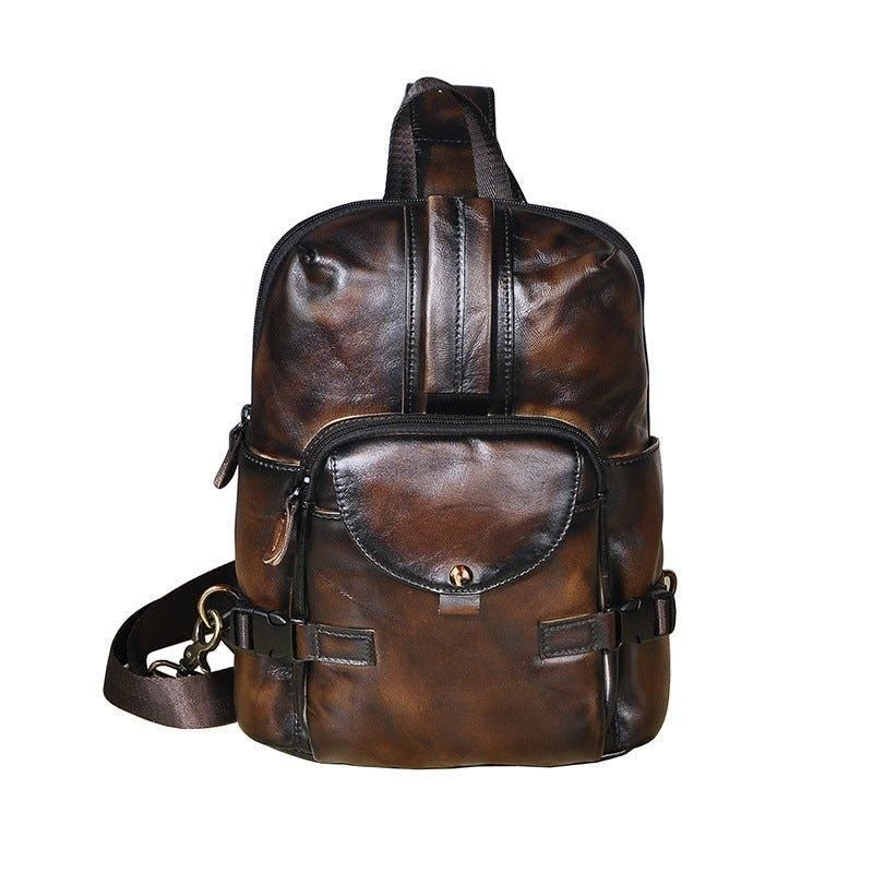 Torba Na Ramię Ze Skóry Naturalnej Vintage