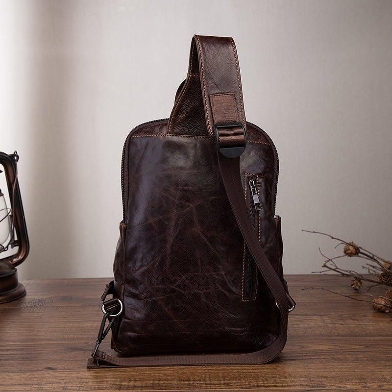 Torba Na Ramię Ze Skóry Naturalnej Vintage