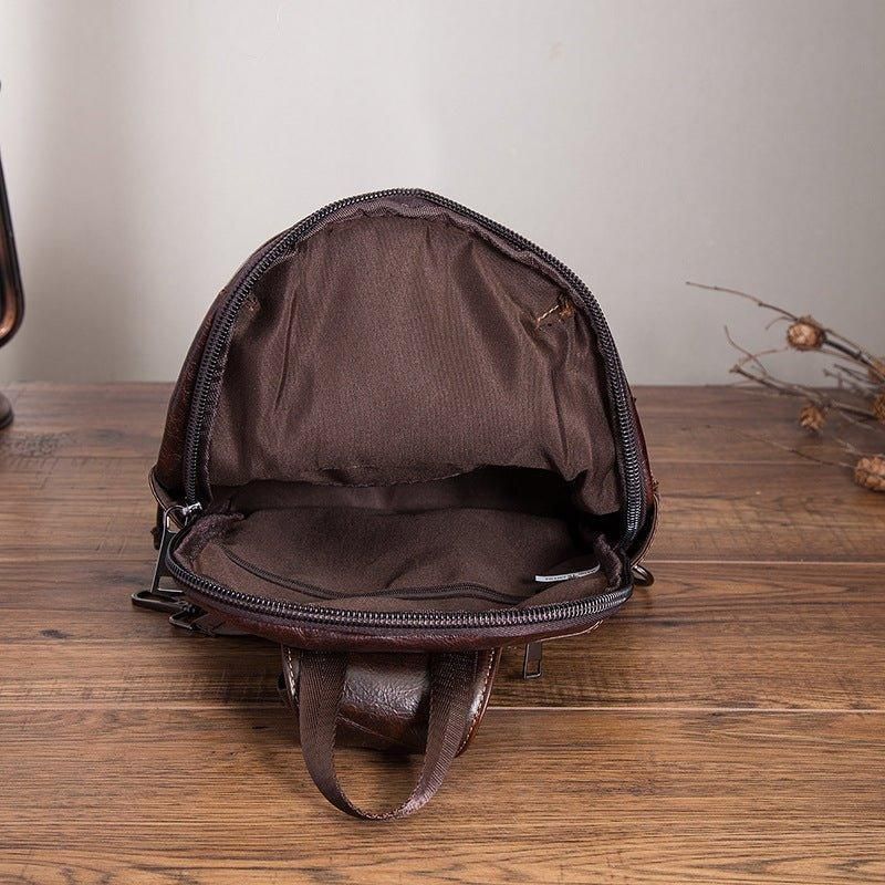 Torba Na Ramię Ze Skóry Naturalnej Vintage